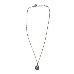 F21 Cryolite Pendant Necklace With Gold Chain